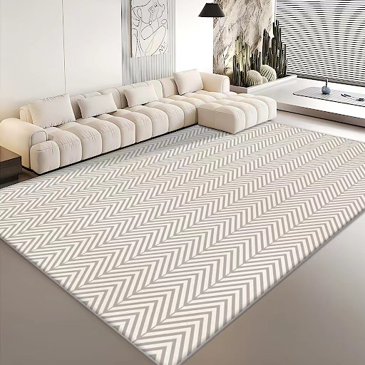 Tapis de Salon Luxueux Mellon ML-68 – Moelleux en Velours Cristal et Fausse Cachemire – Tapis Moderne Antidérapant et Lavable pour Chambre et Bureau
