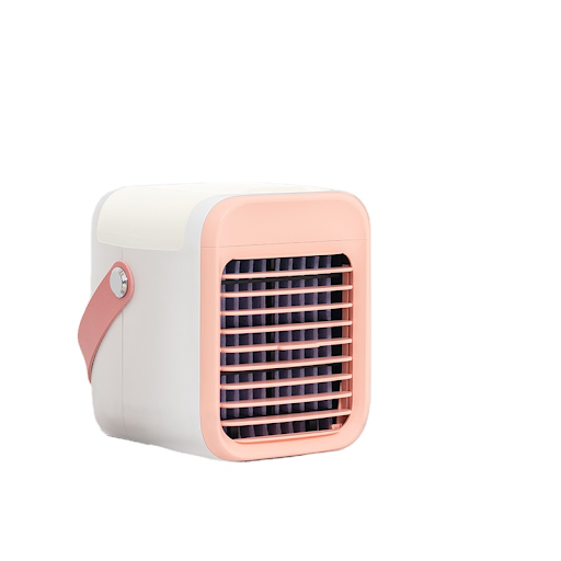 Mini Climatiseur Portable YZTEK – Refroidisseur d Air et Eau Glacee USB – Ventilateur de Bureau sans Pale avec Lumiere LED et Batterie 2000mAh