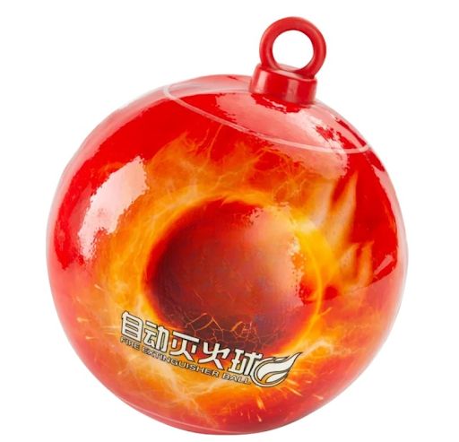 Boule Extincteur Automatique ChenFengLingChuang CFLC01-1350B – Poudre Seche ABC 1350G – Protection Incendie Classe A et B – Coque ABS – Garantie 5 Ans